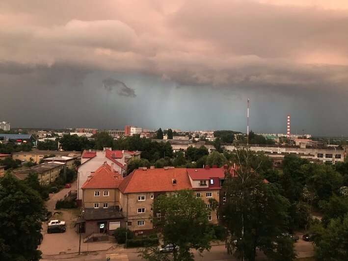 В Калининградской области в ночь на пятницу разбушевалась гроза (фото, видео) - Новости Калининграда | Фото: читатель &quot;Клопс&quot;