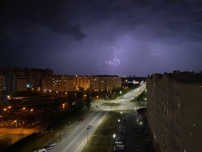 В Калининградской области в ночь на пятницу разбушевалась гроза (фото, видео) - Новости Калининграда | Фото: читатель &quot;Клопс&quot;