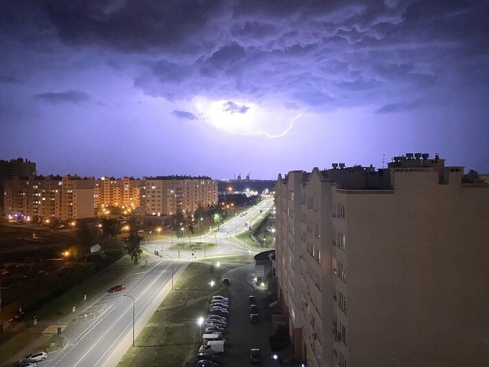 В Калининградской области в ночь на пятницу разбушевалась гроза (фото, видео) - Новости Калининграда | Фото: читатель &quot;Клопс&quot;