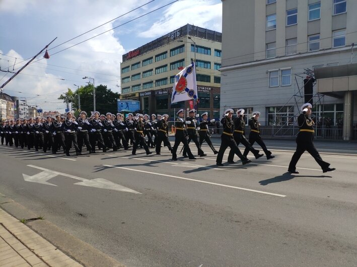 По центру Калининграда во время генеральной репетиции парада проехали 75 единиц техники (фото) - Новости Калининграда | Фото: пресс-служба ЗВО по Балтийскому флоту