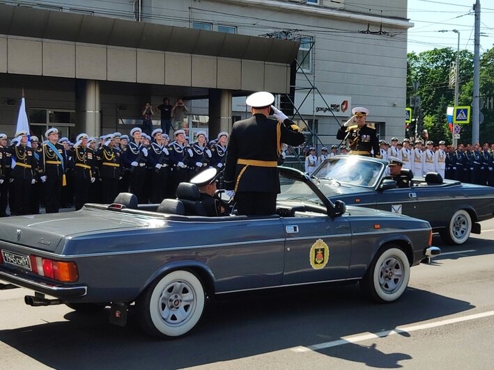 По центру Калининграда во время генеральной репетиции парада проехали 75 единиц техники (фото) - Новости Калининграда | Фото: пресс-служба ЗВО по Балтийскому флоту