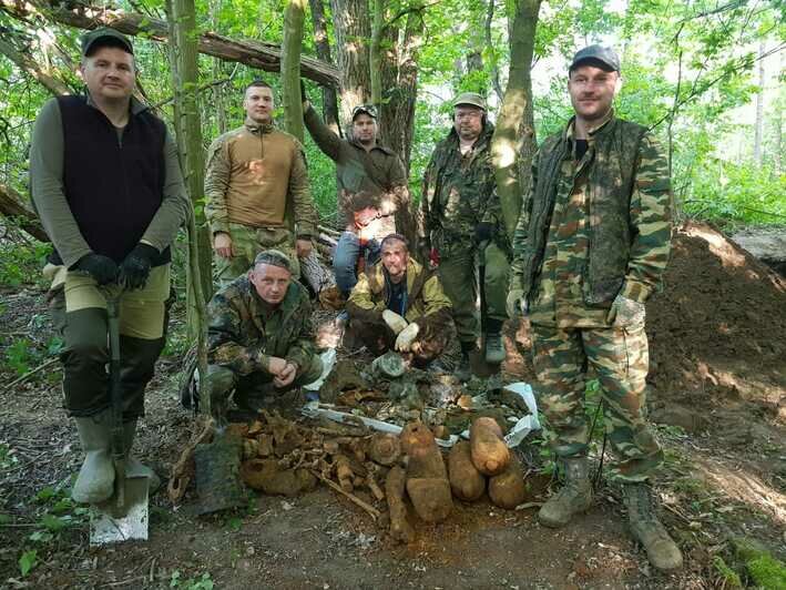 Под Зеленоградском среди обломков бомбардировщика нашли останки советского лётчика (фото) - Новости Калининграда | Фото: поисковый отряд &quot;Совесть&quot;