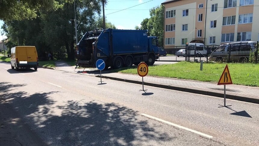 В Гурьевском районе на тротуаре сбили велосипедиста (фото) - Новости Калининграда | Фото: пресс-служба УМВД России по Калининградской области