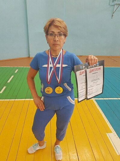 «Я за любой движ»: правила жизни 59-летней чемпионки по пауэрлифтингу из Советска - Новости Калининграда | Фото: личный архив Веры Охремчук