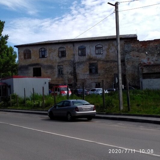 В Полесске загорелся замок Лабиау (фото) - Новости Калининграда | Фото очевидца