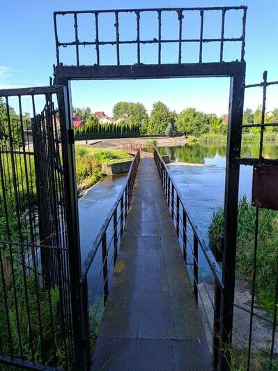 Под Гурьевском открыли мост, который незаконно перегородил местный бизнесмен - Новости Калининграда | Фото: Иван Сигитов