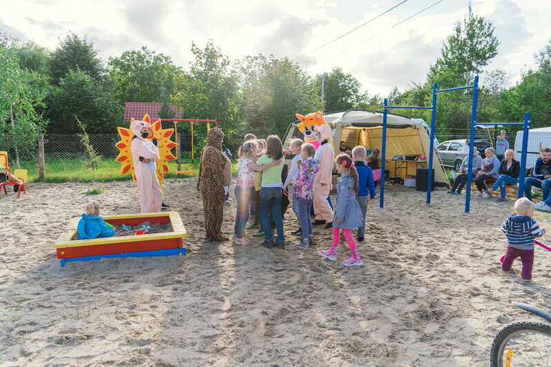 В посёлке Менделеево состоялось открытие детской площадки - Новости Калининграда