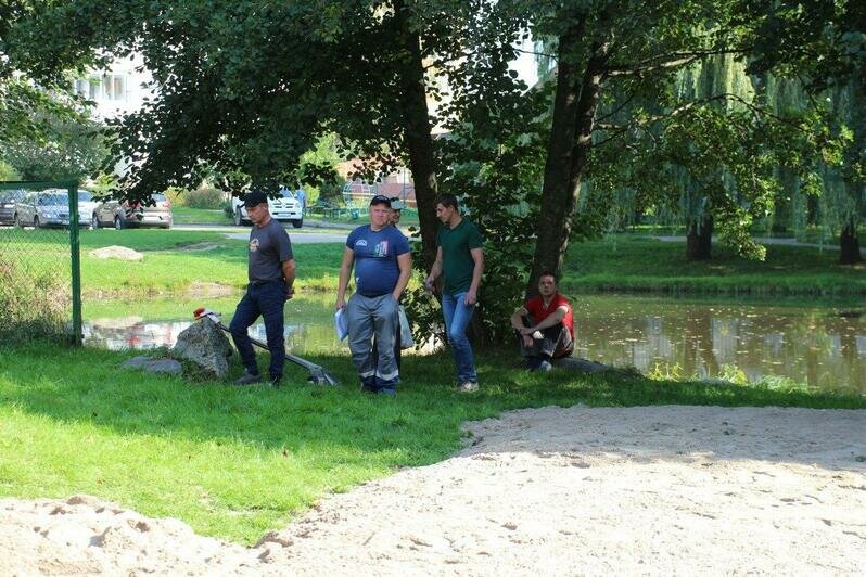 В Чкаловске очистят ручей и пруд и благоустроят территорию вокруг (фото) - Новости Калининграда | Фото: Администрация Калининграда