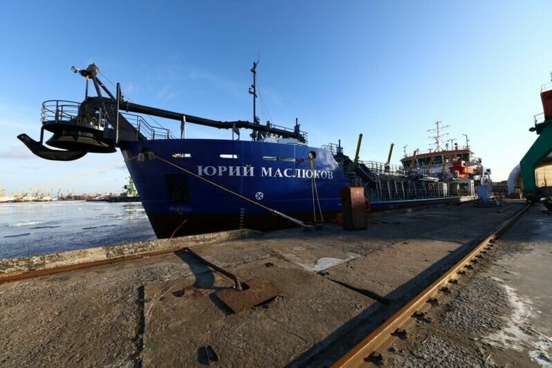 В Калининград прибыл новейший земснаряд для углубления морского канала - Новости Калининграда | ФотО: пресс-служба ФГУП &quot;Росморпорт&quot;