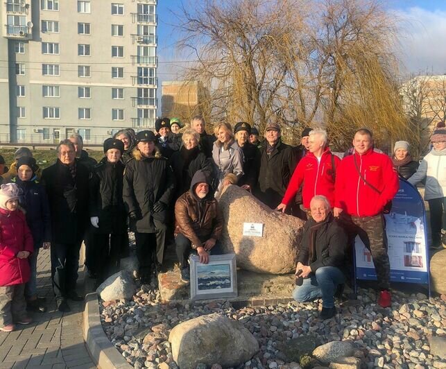 На набережной Музея мирового океана заложили камень будущего маяка-часовни (фото) - Новости Калининграда | Фото: Музей мирового океана / Instagram