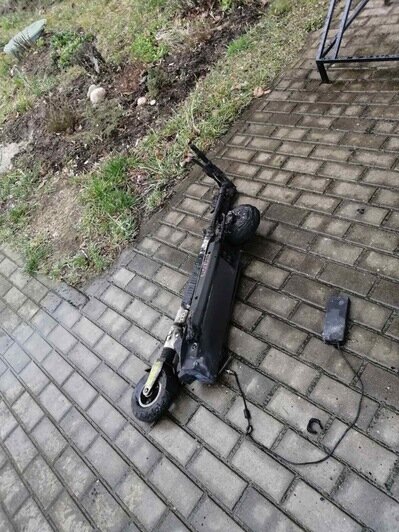В Светлогорске в квартире взорвался электросамокат (фото) - Новости Калининграда | Фото: Максим Гришин