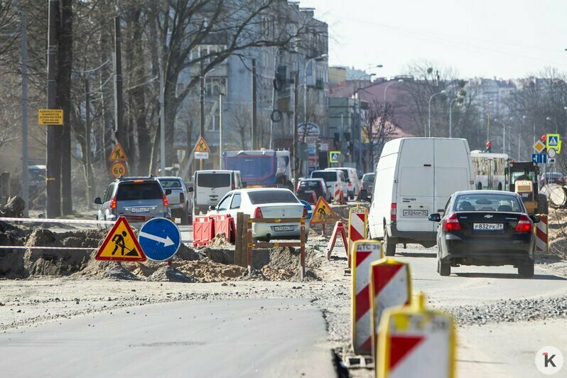 Без остановки автомобильного движения: как идёт реконструкция ул. Гагарина (фоторепортаж)    - Новости Калининграда | Фото: Александр Подгорчук