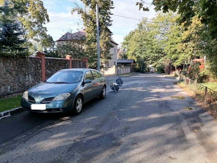 На Яблоневой Аллее сбили подростка на электросамокате - Новости Калининграда | Фото: пресс-служба УМВД России по Калининградской области