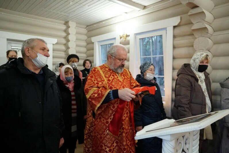 В Калининграде прошла первая литургия в храме на территории ФОК (фото) - Новости Калининграда | Фото: сайт Калининградской епархии РПЦ