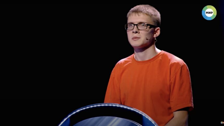 Калининградец выиграл четверть миллиона в шоу &quot;Слабое звено&quot; (видео) - Новости Калининграда | Изображение: кадр из эфира телеканала &quot;Мир&quot;