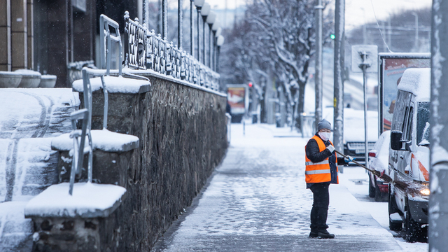 В мэрии напомнили, кто в Калининграде отвечает за уборку снега с дорог