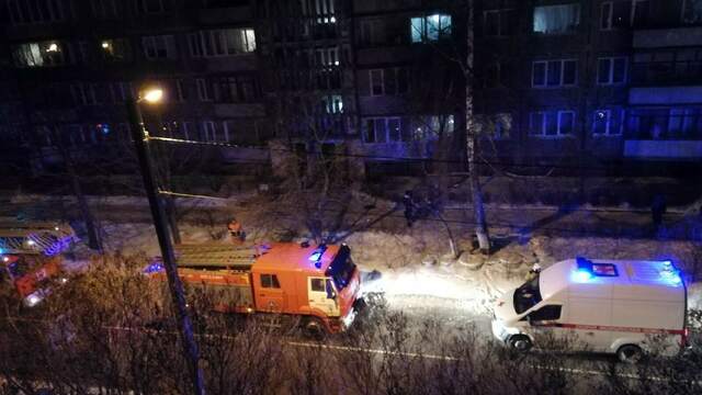 В Прибрежном при пожаре в девятиэтажке пострадал человек