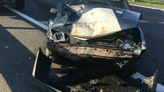 На Приморском кольце сбили водителя, который вышел помочь упавшему мотоциклисту (фото)