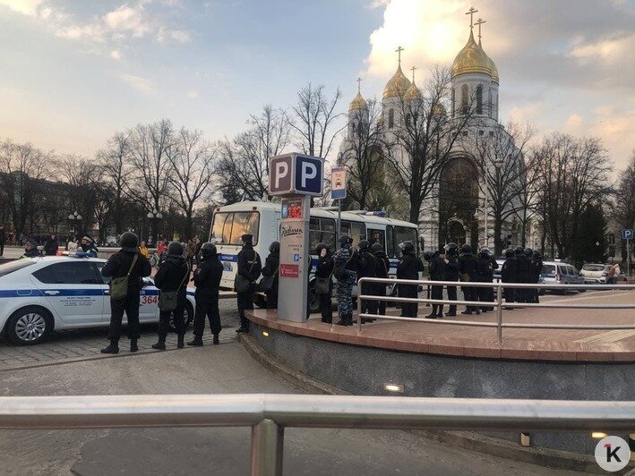 В Калининграде началась акция сторонников Навального - Новости Калининграда | Фото: &quot;Клопс&quot;