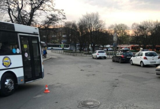 В Калининграде на Киевской в автобусе упала коляска с годовалым ребёнком - Новости Калининграда | Фото: пресс-служба регионального УМВД