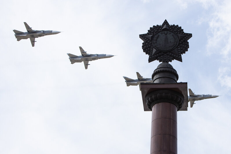 Как в Калининграде прошла генеральная репетиция парада Победы (фоторепортаж) - Новости Калининграда | Фото: Александр Подгорчук / «Клопс»