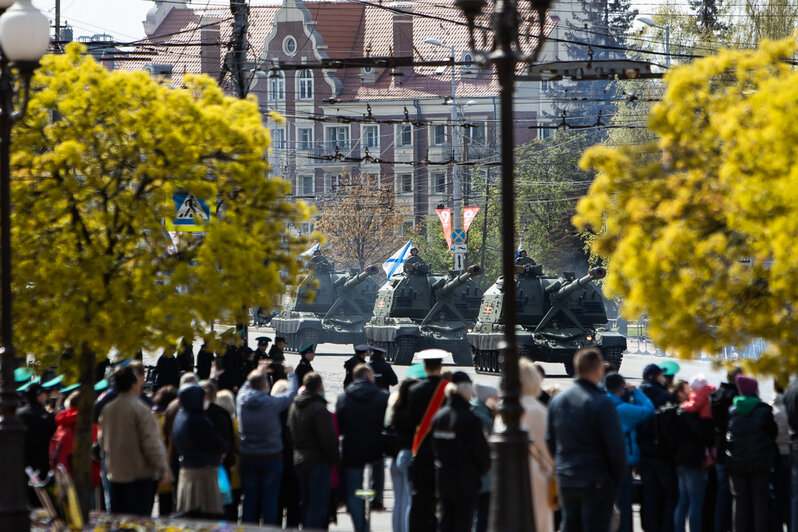 Как в Калининграде прошла генеральная репетиция парада Победы (фоторепортаж) - Новости Калининграда | Фото: Александр Подгорчук / «Клопс»