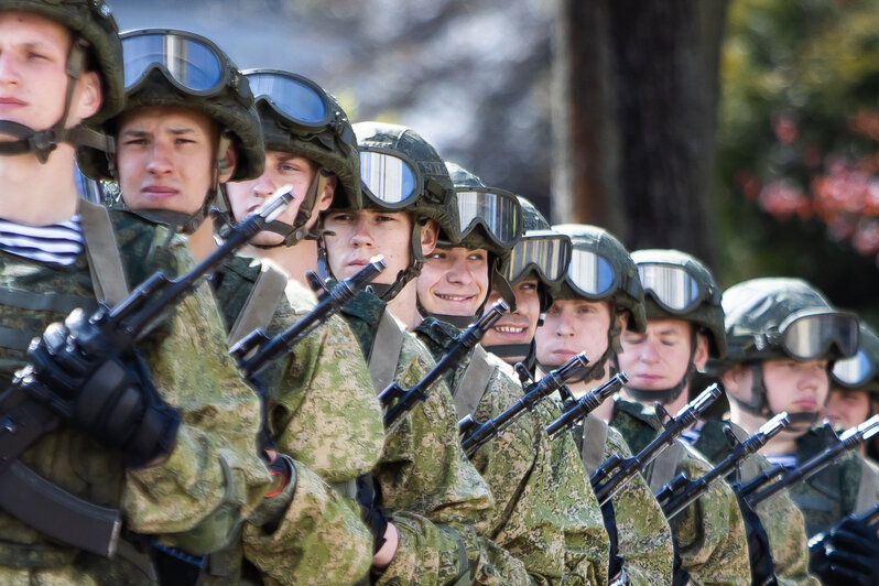 Как в Калининграде прошла генеральная репетиция парада Победы (фоторепортаж) - Новости Калининграда | Фото: Александр Подгорчук / «Клопс»