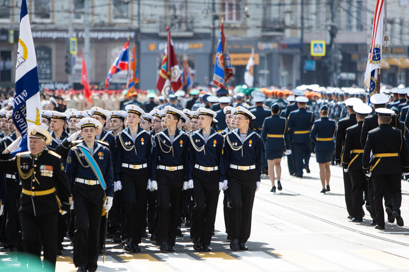 Как в Калининграде прошла генеральная репетиция парада Победы (фоторепортаж) - Новости Калининграда | Фото: Александр Подгорчук / «Клопс»