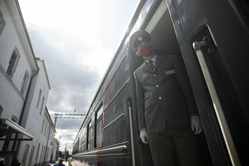 С гудком и дымком: в области начал курсировать ретропоезд - Новости Калининграда | Фото: Александр Подгорчук