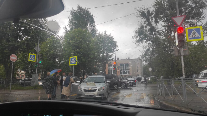 В Калининграде на Пролетарской сбили женщину (фото)  - Новости Калининграда | Фото очевидца