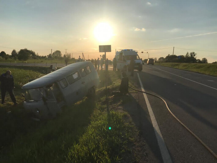 В Черняховском районе водитель без прав врезался в двигавшийся по главной УАЗ   - Новости Калининграда | Фото: пресс-служба УМВД России по Калининградской области