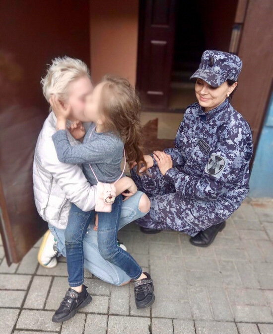 В Калининграде нашли пятилетнюю девочку, ушедшую с детской площадки - Новости Калининграда | Фото: Росгвардия