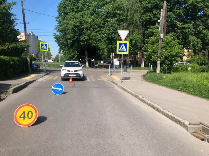 На фото: ДТП на Аксакова | Фото: пресс-служба УМВД по Калининградской области