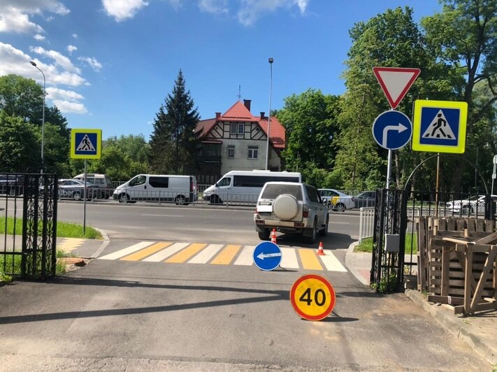 В Калининграде на «зебре» сбили не спешившегося 14-летнего велосипедиста - Новости Калининграда | Фото: пресс-служба УМВД России по Калининградской области