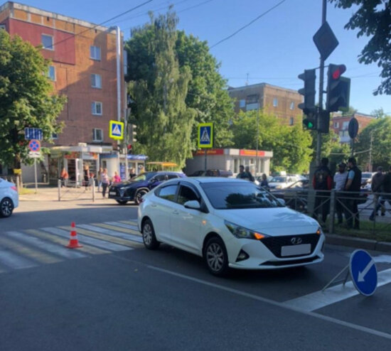 На улице Пролетарской на «зебре» сбили 13-летнюю девочку - Новости Калининграда | Фото: пресс-служба УМВД России по Калининградской области