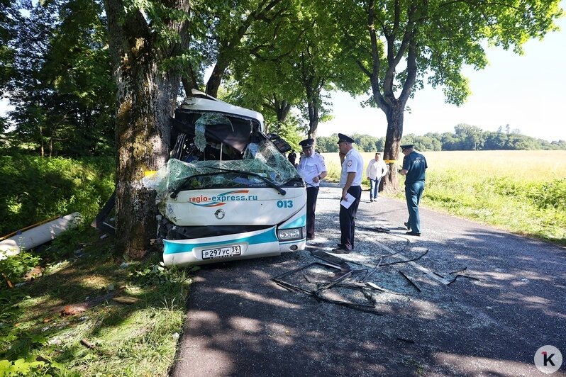 11 человек в больнице, четверо — в тяжёлом состоянии: главное о ДТП с пассажирским автобусом под Янтарным - Новости Калининграда | Фото Александра Подгорчука