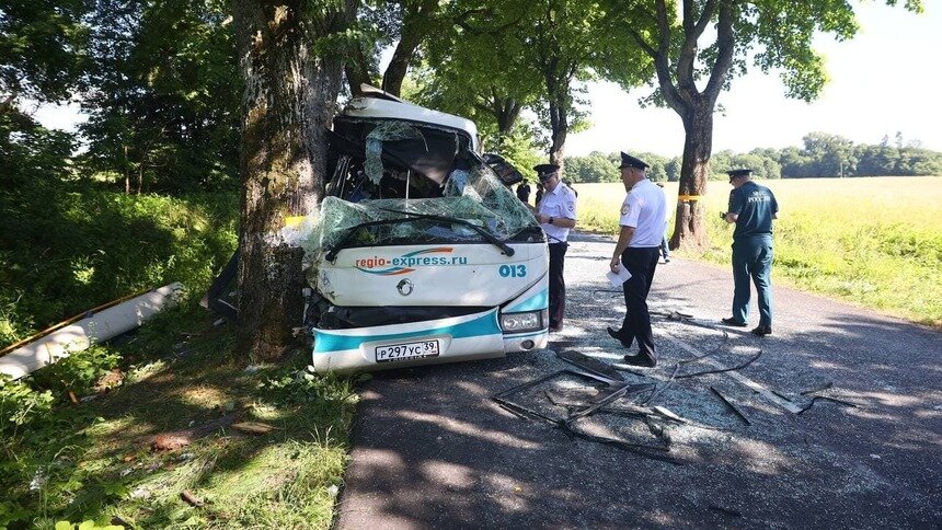 Возбуждено ещё одно уголовное дело после ДТП с автобусом под Янтарным - Новости Калининграда | Фото: Александр Подгорчук