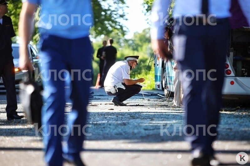 ДТП с пассажирским автобусом под Янтарным — фоторепортаж - Новости Калининграда | Фото: Александр Подгорчук / «Клопс»