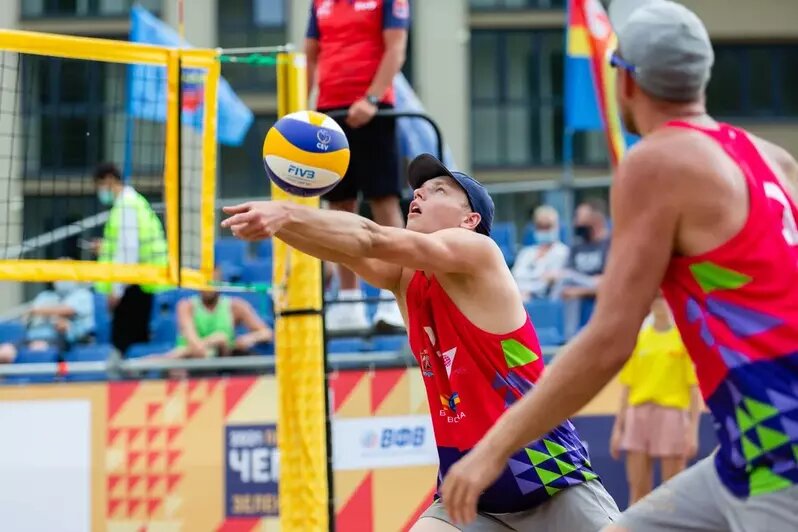 В Зеленоградске стартовал чемпионат России по пляжному волейболу (фото) - Новости Калининграда | Фото предоставлено пресс-службой клуба «Локомотив»