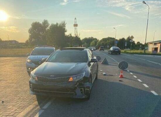 В Калининграде ослеплённая солнцем пенсионерка на Hyundai врезалась в Kia - Новости Калининграда | Фото: пресс-служба УМВД России по Калининградской области
