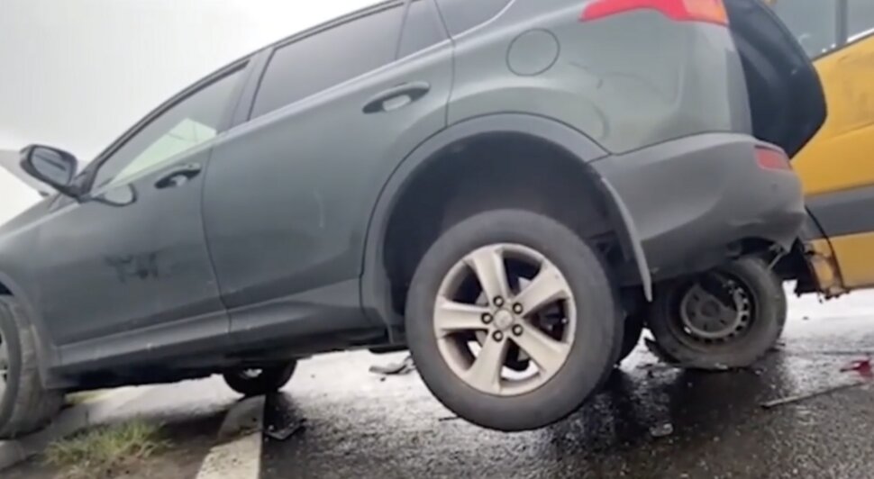 В Гурьевском районе дети пострадали в ДТП с легковушкой и грузовиком (видео) - Новости Калининграда | Фото: пресс-служба УМВД России по Калининградской области