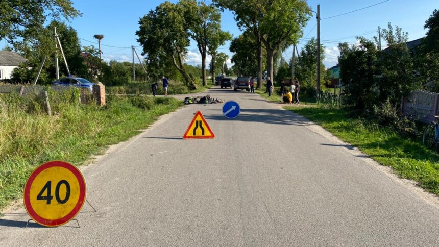 В Зеленоградском районе скутер столкнулся с легковушкой, есть пострадавший - Новости Калининграда | Фото: ГИБДД региона