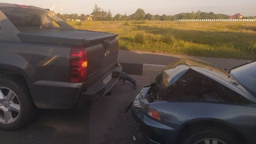 В Калининграде из-за аварии на ул. Невского образовалась двухкилометровая пробка - Новости Калининграда | Фото: «Клопс»