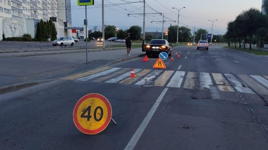 В Калининграде сбили не спешившуюся на «зебре» 53-летнюю велосипедистку - Новости Калининграда | Фото: Госавтоинспекция Калининградской области