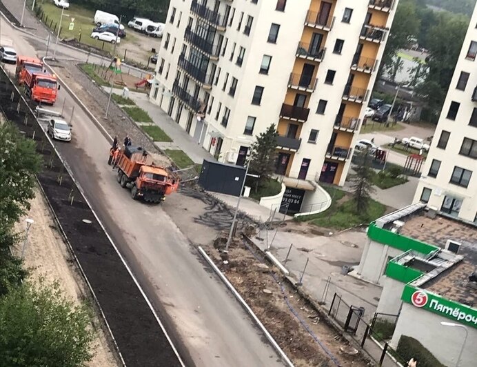 «Проснулись от ужасного шума»: жители Автомобильной пожаловались на дорожные работы (фото) - Новости Калининграда | Фото очевидца