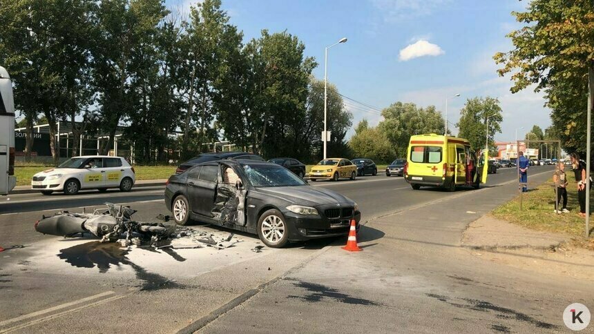 Авторазбор «Клопс»: кто виноват в смертельном ДТП с мотоциклистом на Невского - Новости Калининграда | Фото: читатель «Клопс»