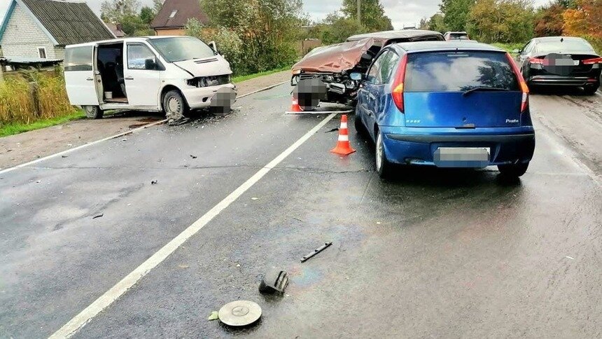 В Калининграде произошло ДТП с участием четырёх автомобилей - Новости Калининграда
