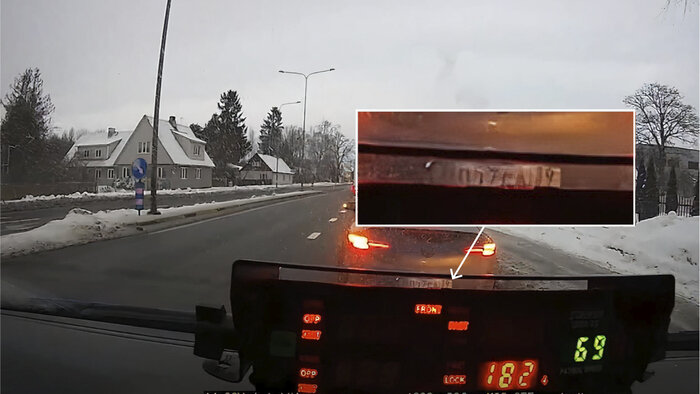 В Эстонии задержали Mercedes с калининградскими номерами за превышение скорости на 100 км/ч (видео) - Новости Калининграда
