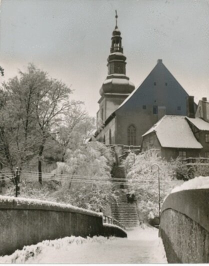 Черняховск, вид на лютеранскую церковь, 1930-1940 годы | Bildarchiv