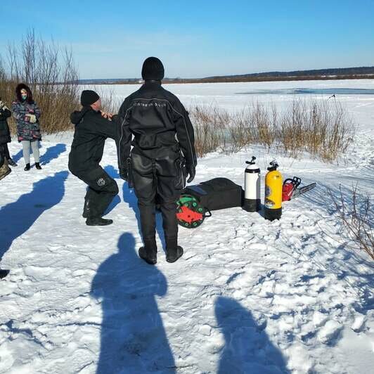 Литовские пограничники сообщили российским коллегам о провалившемся в Неман ребёнке - Новости Калининграда | Фото: пресс-служба администрации Неманского городского округа